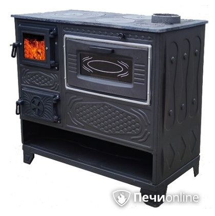 Отопительно-варочная печь МастерПечь ПВ-05С с духовым шкафом, 8.5 кВт в Симферополе